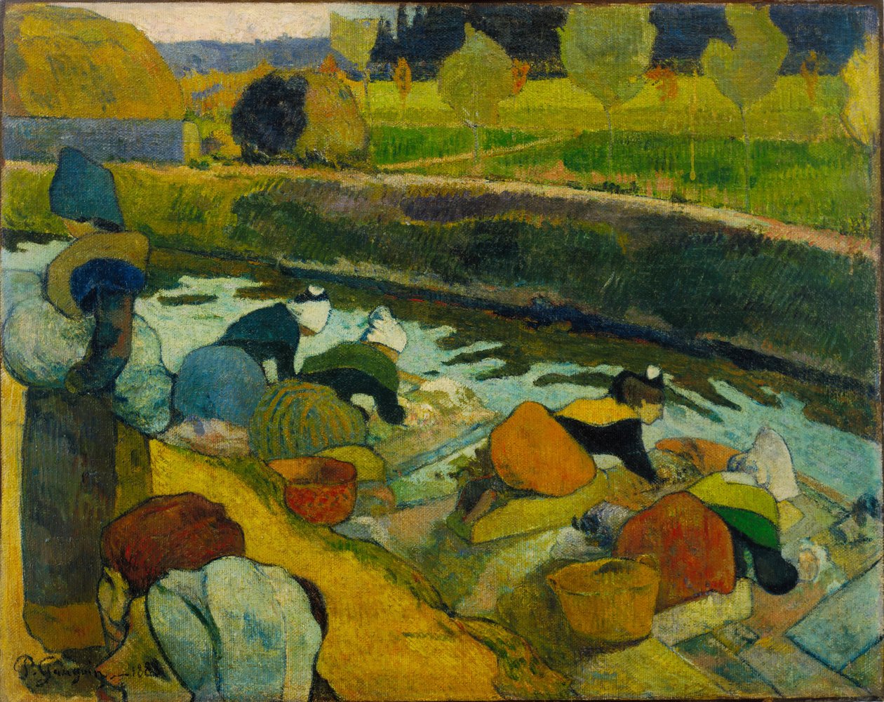 Washerwomen av Paul Gauguin
