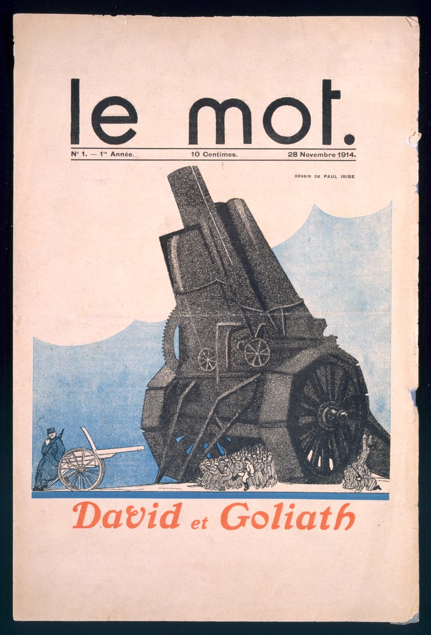 David och Goliath, framsidan av 