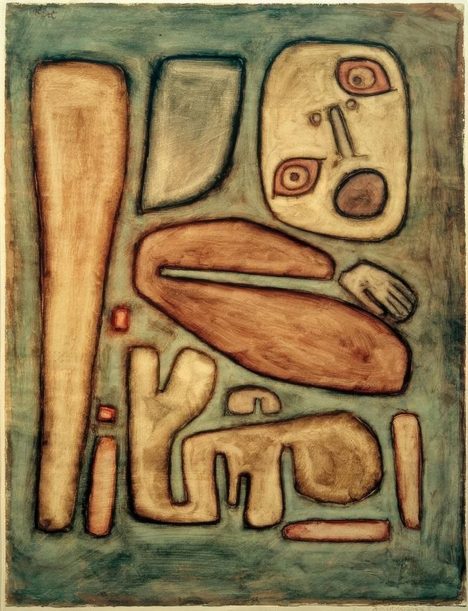 Ångestutbrott III av Paul Klee