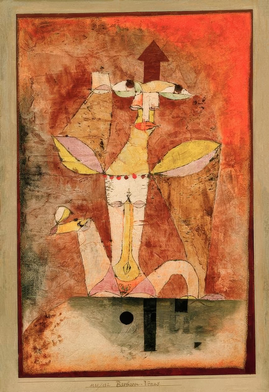 Barbarian Venus av Paul Klee