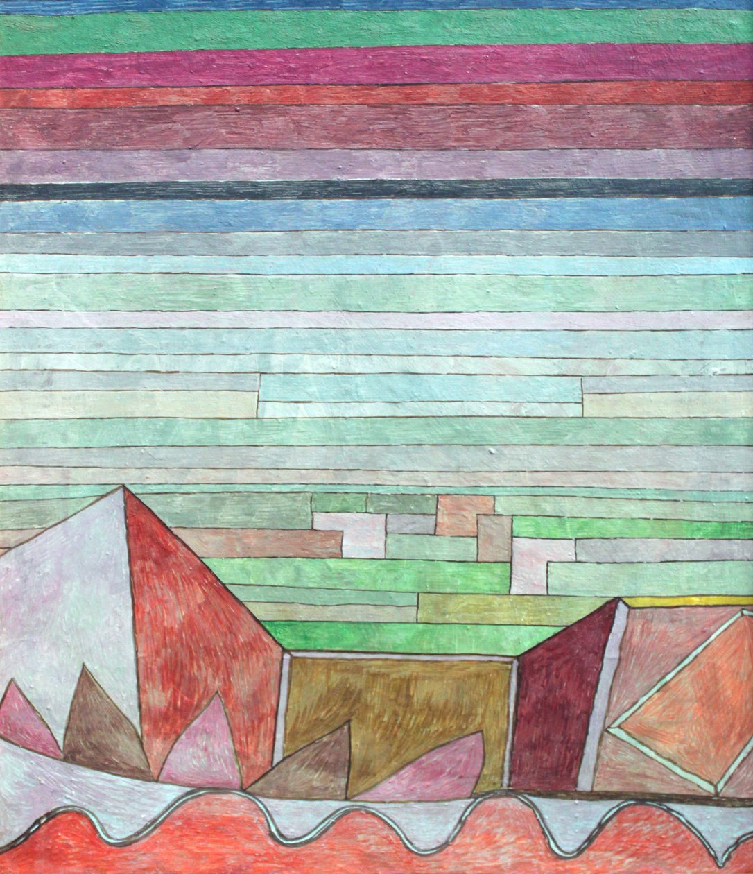 Blick in das Fruchtland av Paul Klee