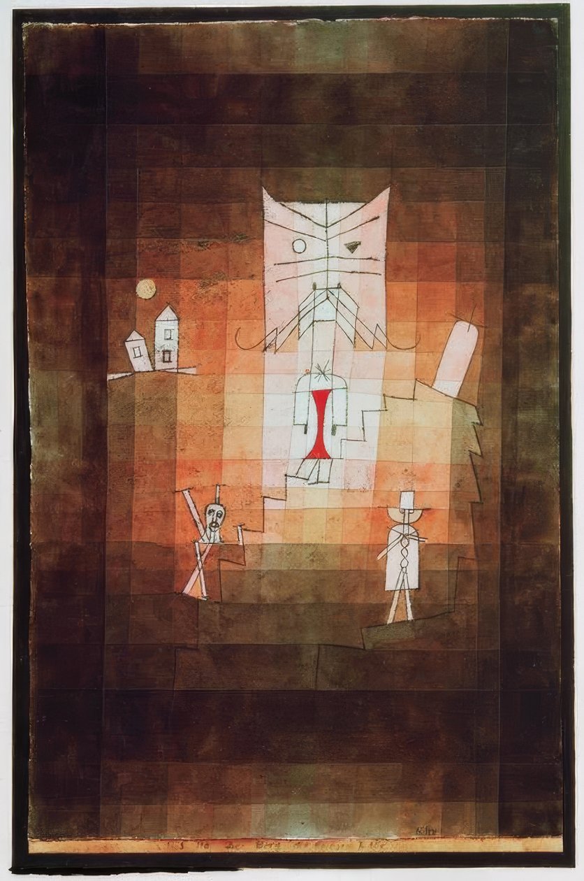 Den heliga kattens berg av Paul Klee