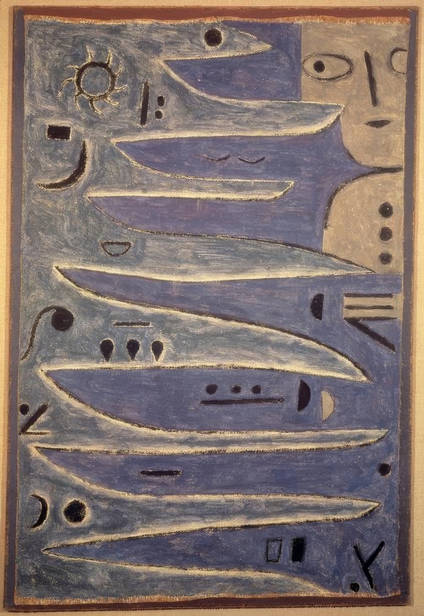 Det gråa och kusten av Paul Klee