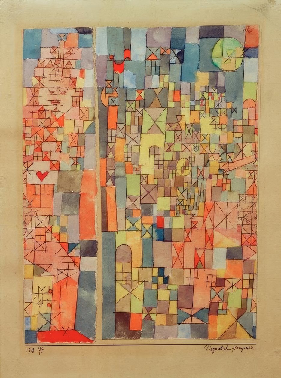 Dogmatisk komposition av Paul Klee