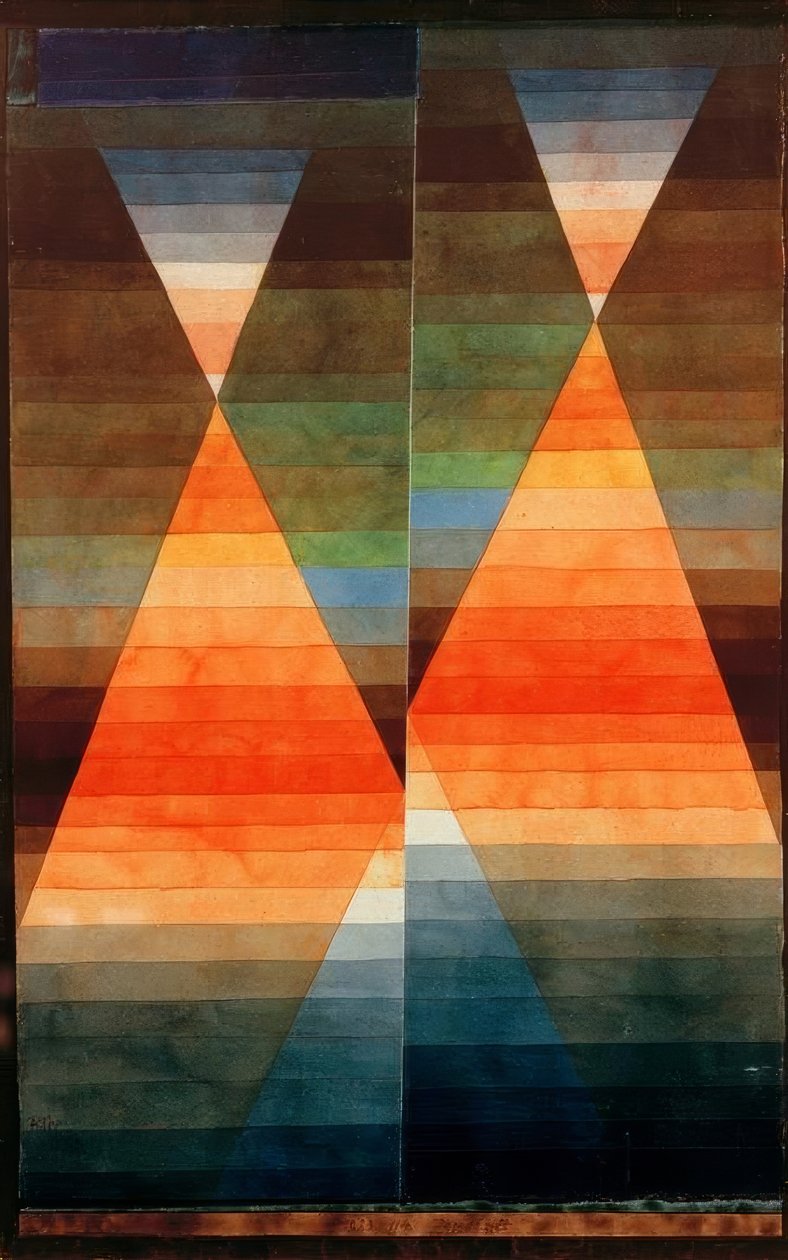 Dubbelt tält av Paul Klee