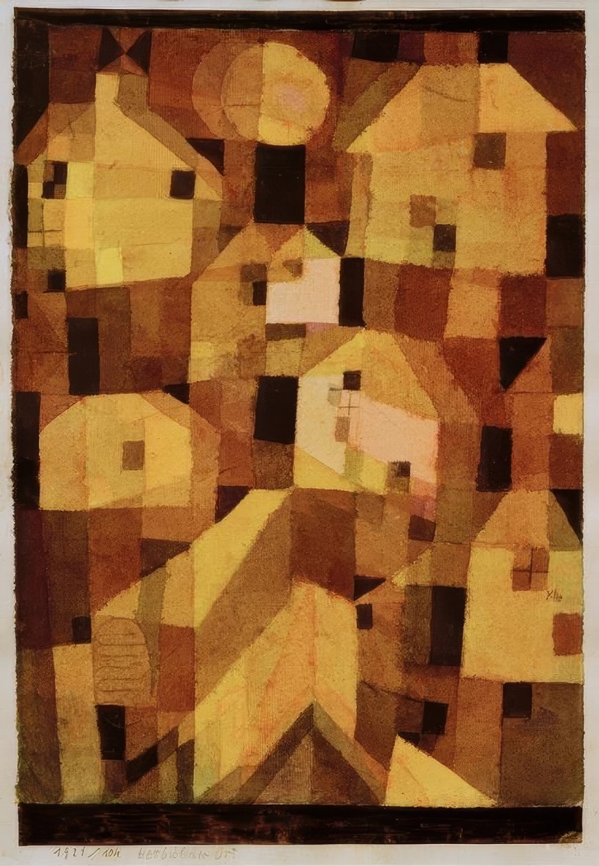Höstlig plats av Paul Klee