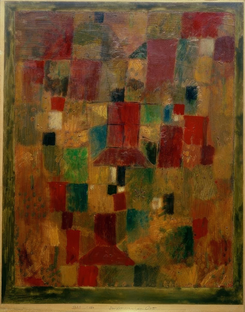 Höst soligt ställe av Paul Klee