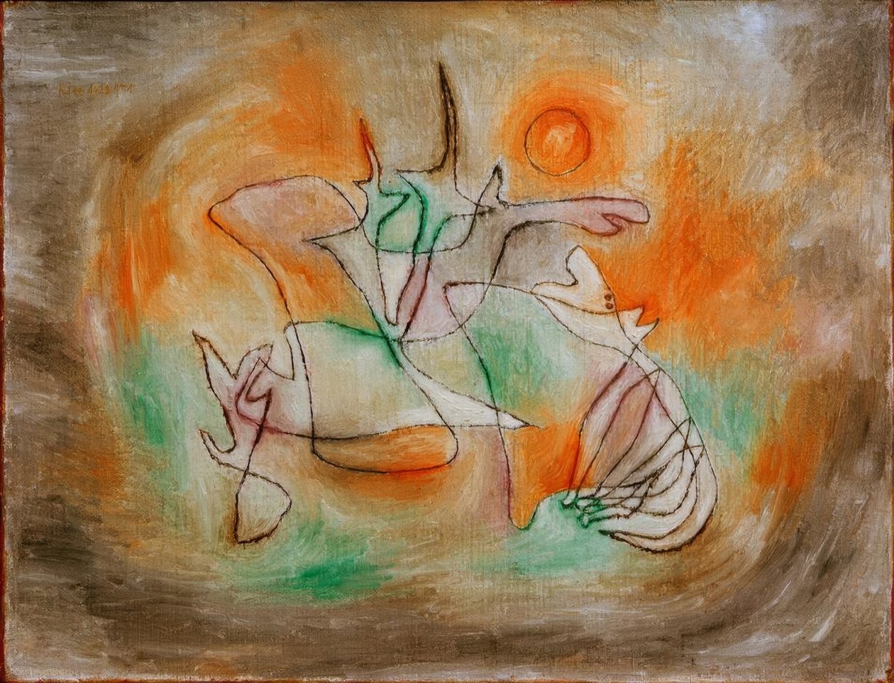 Ytande hund av Paul Klee