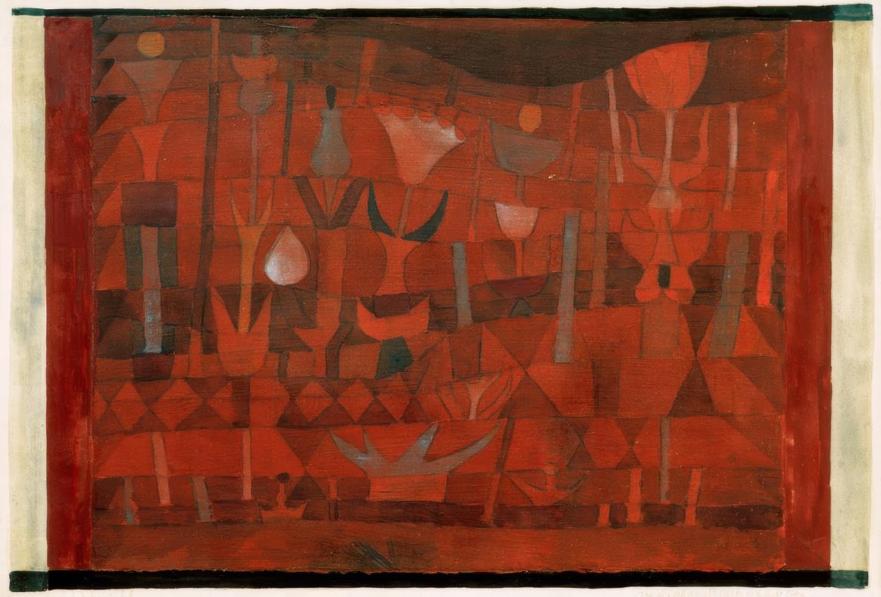 Indisk blomsterträdgård av Paul Klee