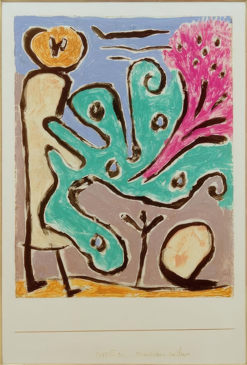 Flicka i busken av Paul Klee