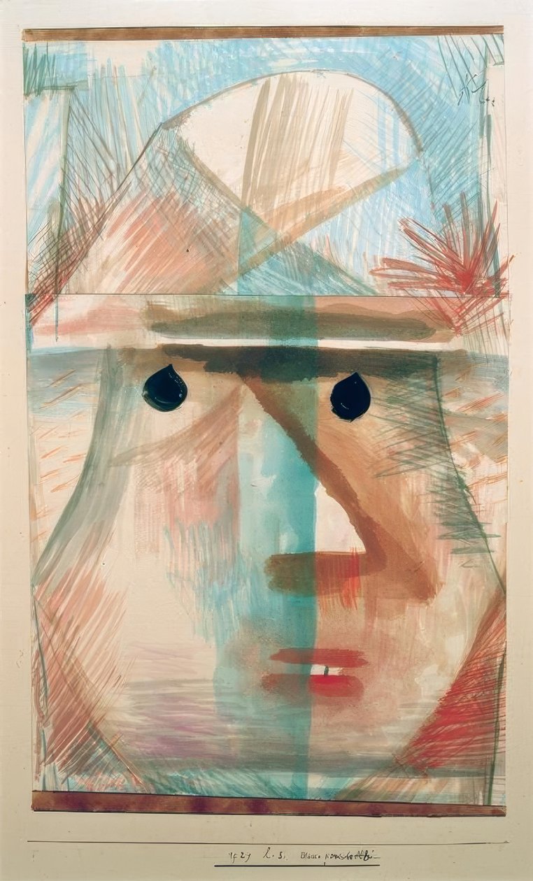 Mask komisk gubbe av Paul Klee