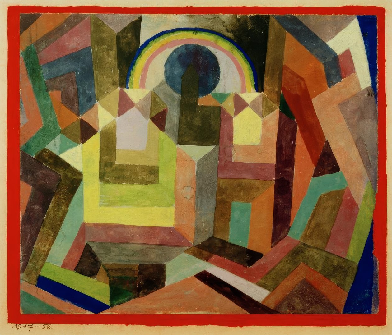 Med regnbågen av Paul Klee