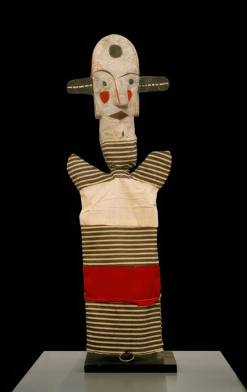 Namnlös (bredörat clown) av Paul Klee