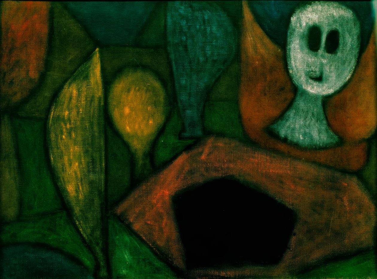 Utan titel (Dödens ängel) av Paul Klee