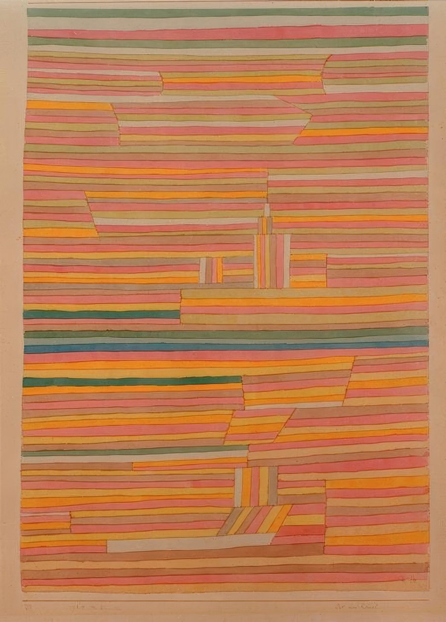 Placera på kanalen av Paul Klee