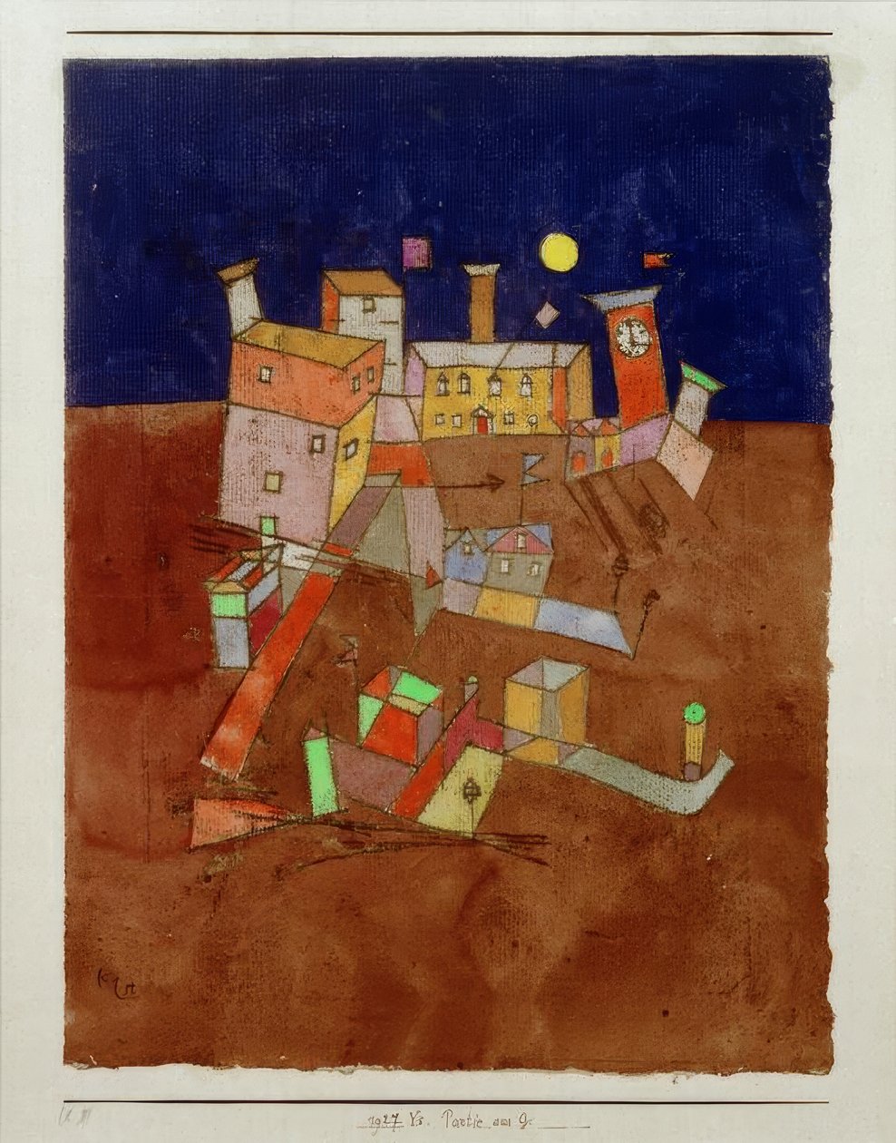 En del av G. av Paul Klee