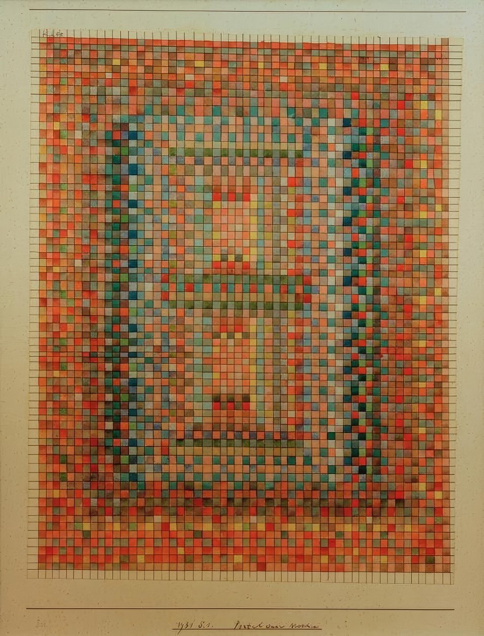 Portal av en moské av Paul Klee