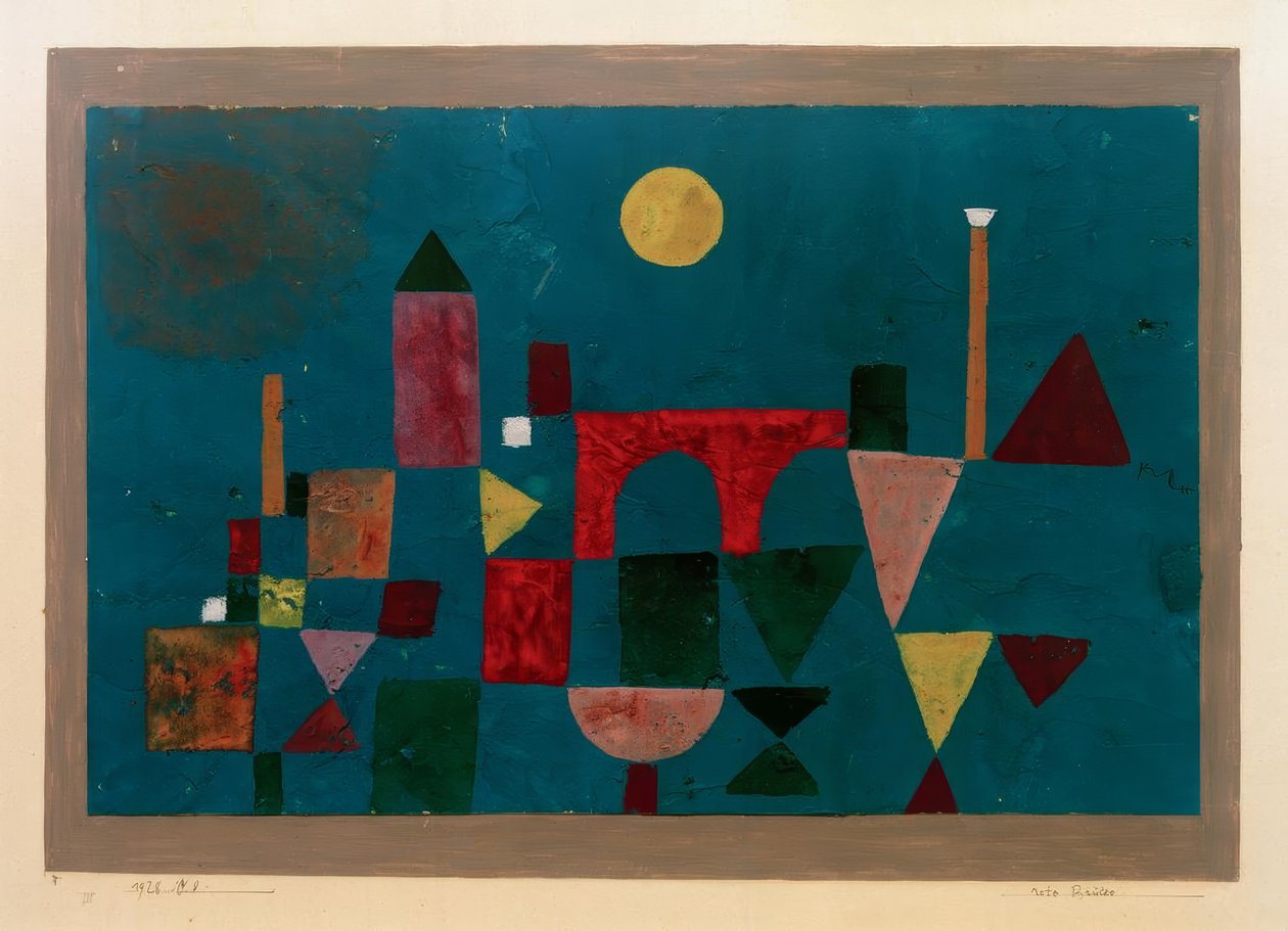 Röd bro av Paul Klee