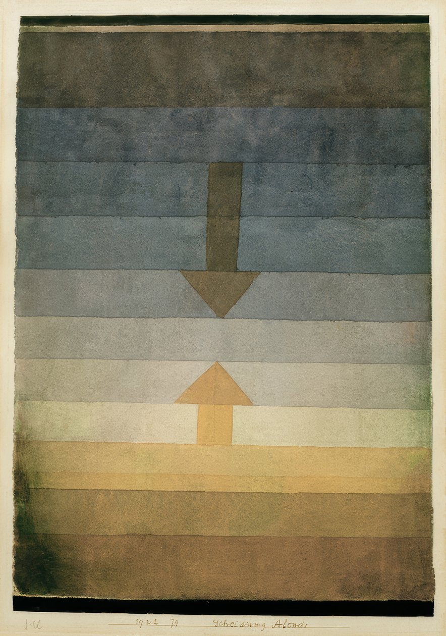 Skilsmässa på kvällen av Paul Klee