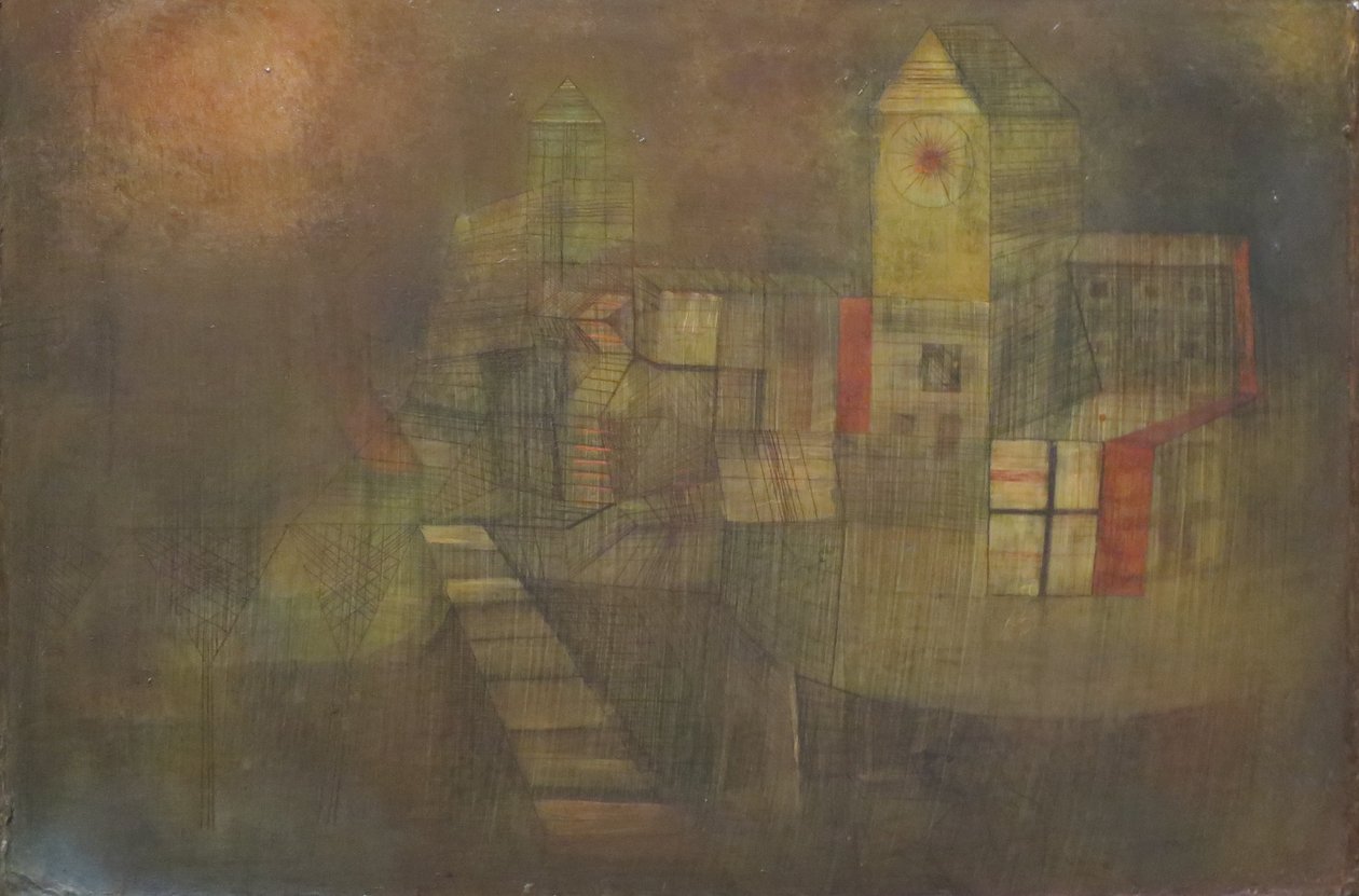 Small Village in the Autumn Sun  av Paul Klee