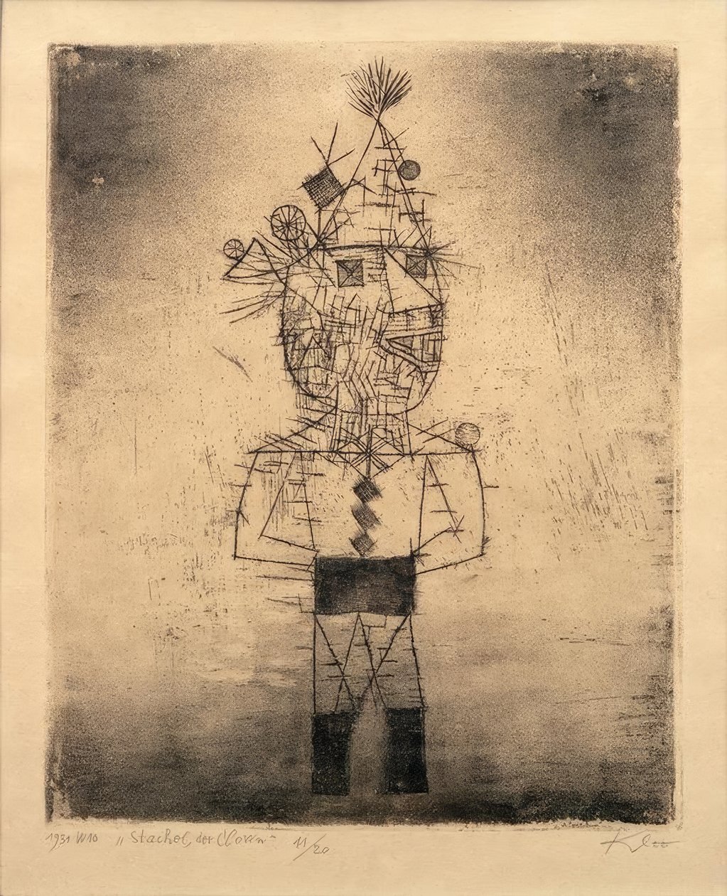 Clownen Spike av Paul Klee