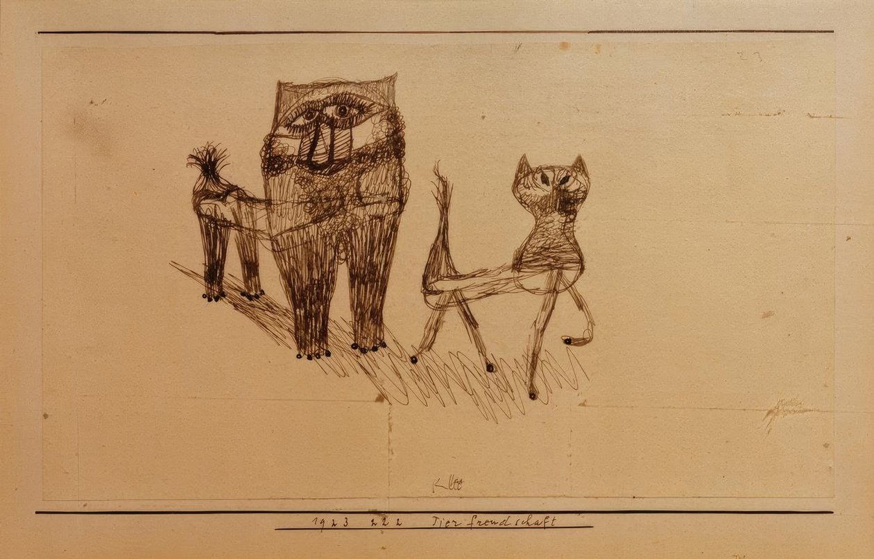 Djurvänskap av Paul Klee