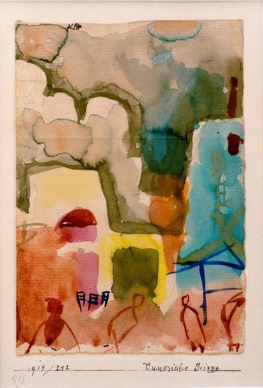 Tunisisk storlek av Paul Klee