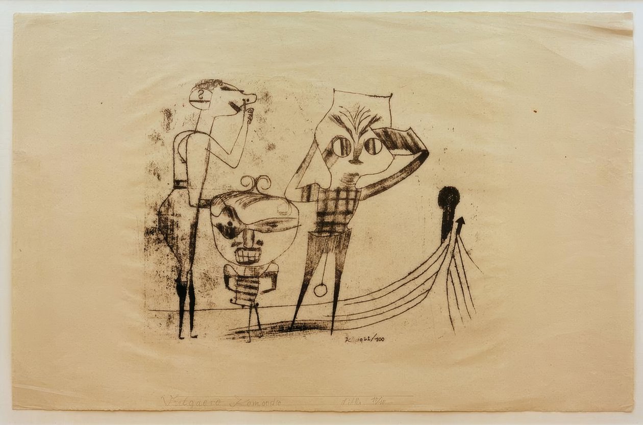 Vulgär komedi av Paul Klee