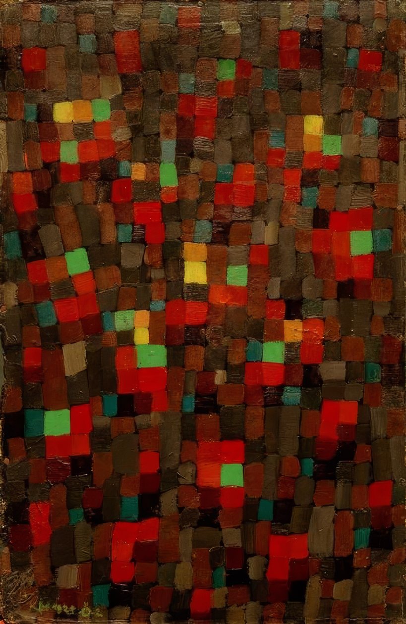Som ett glasfönster av Paul Klee