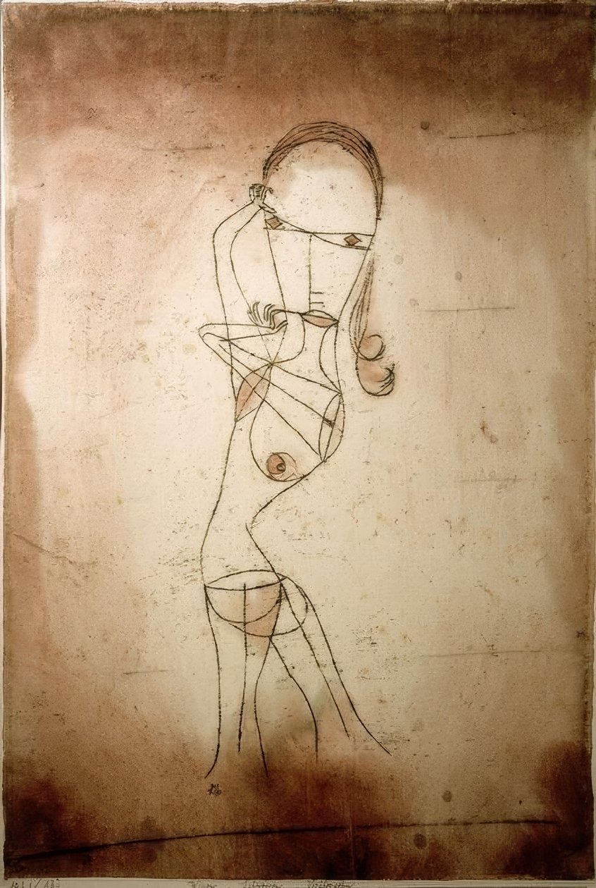 Kunskap, tystnad, förbigång av Paul Klee