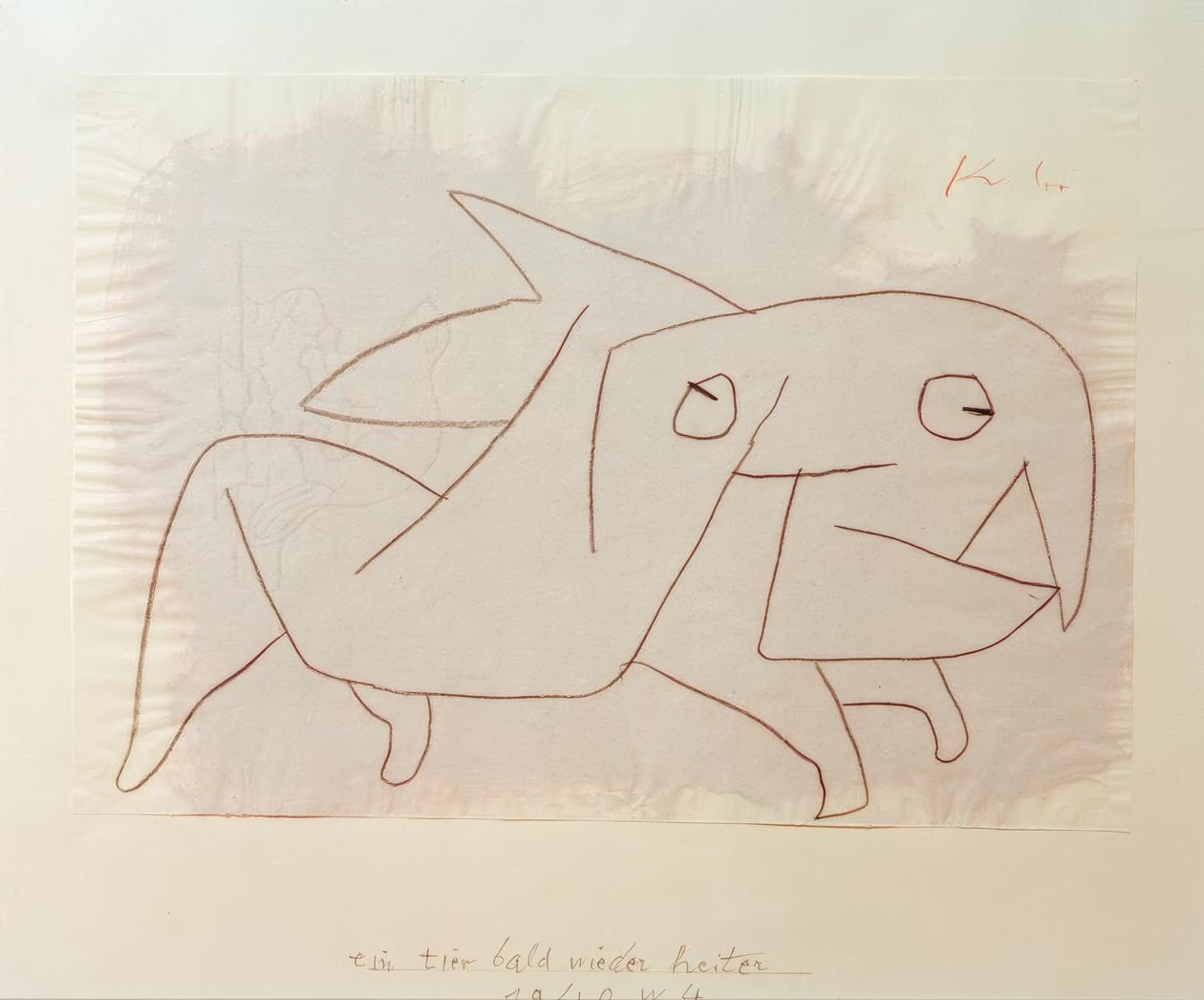 ett djur snart glatt igen av Paul Klee