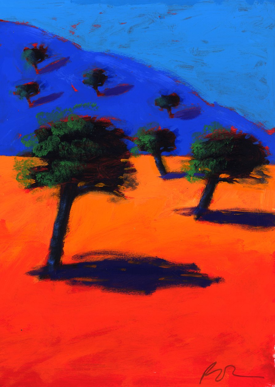 Cala Lena, 2007 (akryl ombord) av Paul Powis
