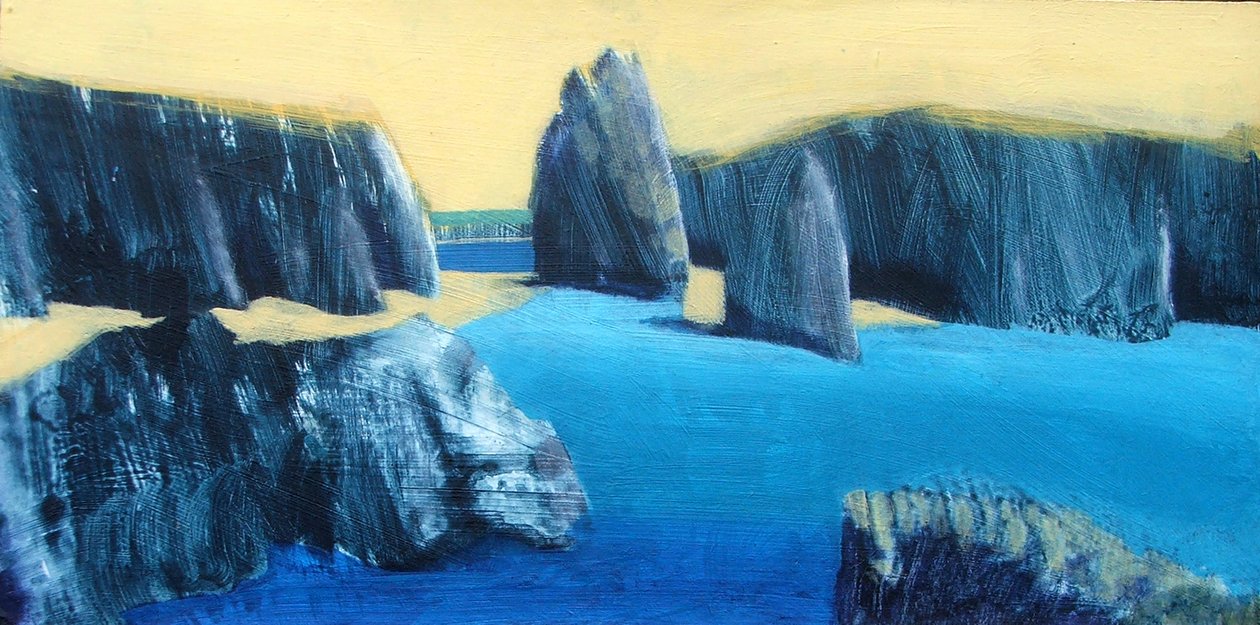 Kynance (akryl på tavla) av Paul Powis
