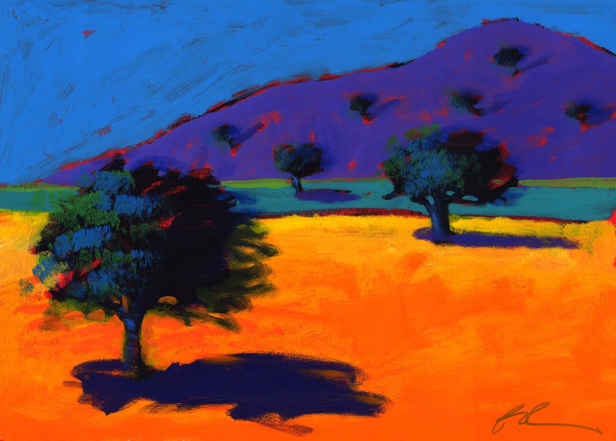 Summertime, 2008 (akryl på tavla) av Paul Powis