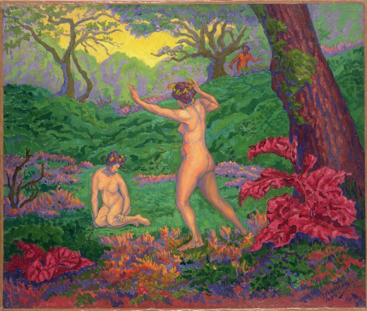 Faunen och våren, 1895 av Paul Elie Ranson