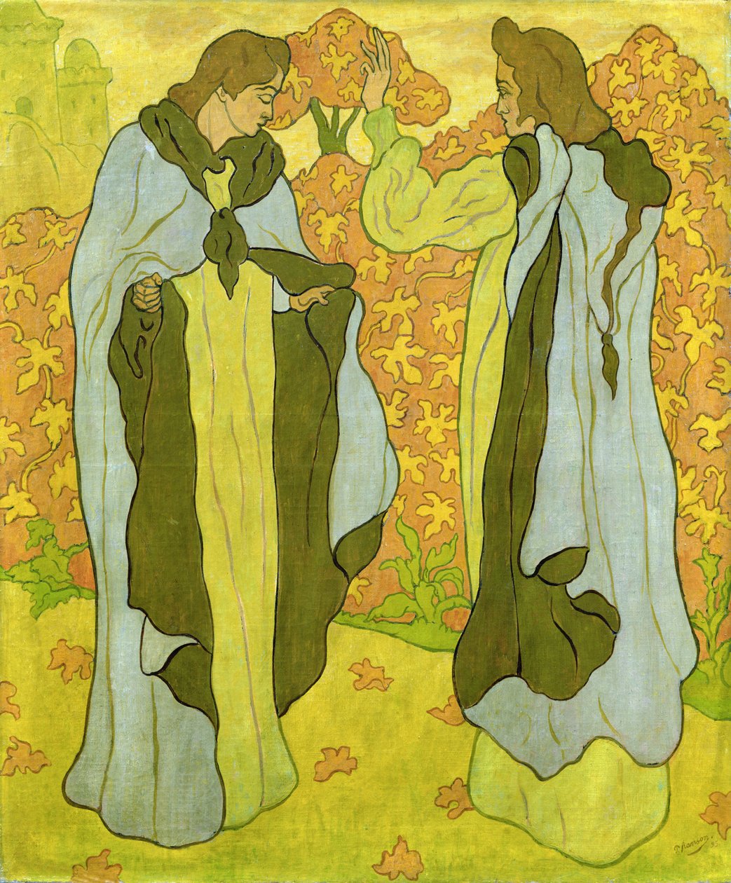 De två nåderna, 1895 av Paul Elie Ranson
