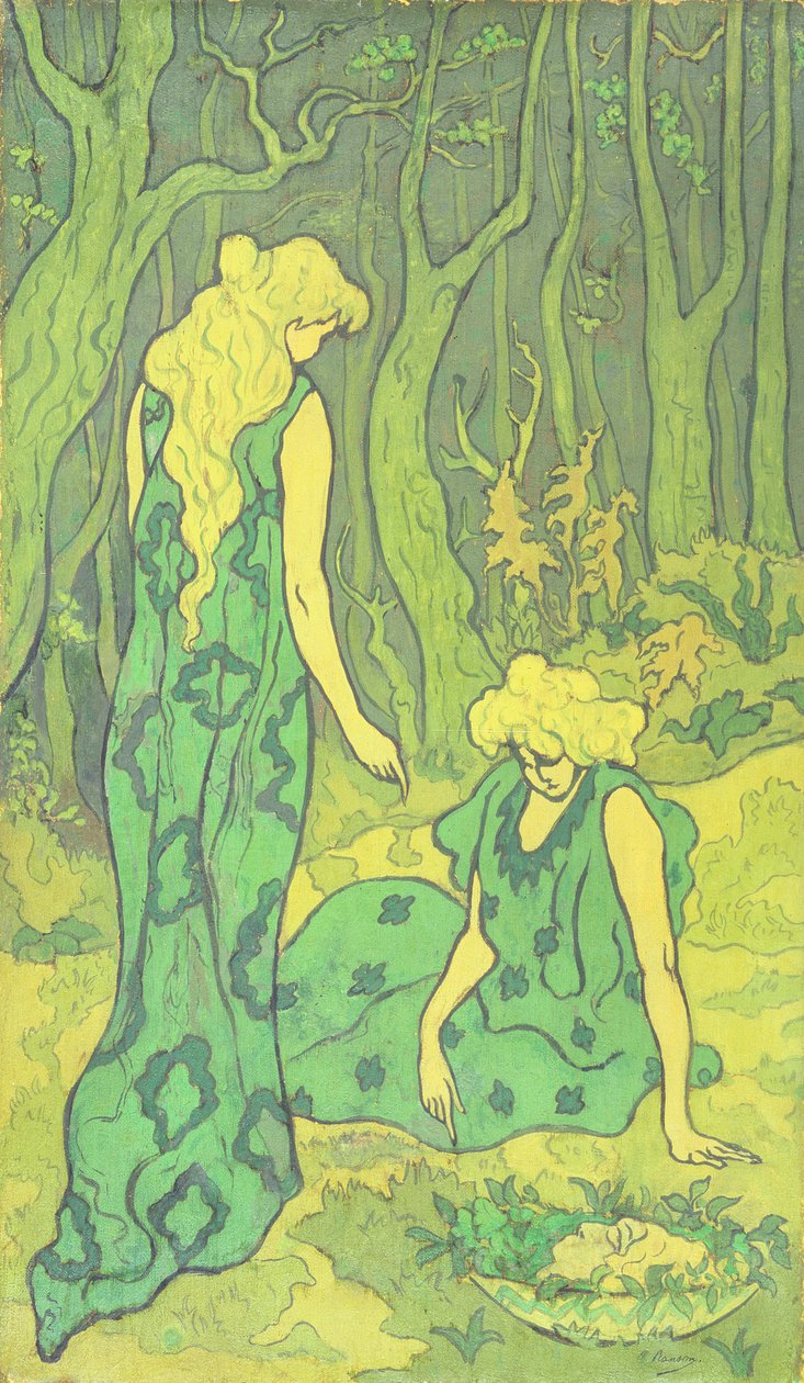 Kvinnor i skogen, 1892 av Paul Elie Ranson