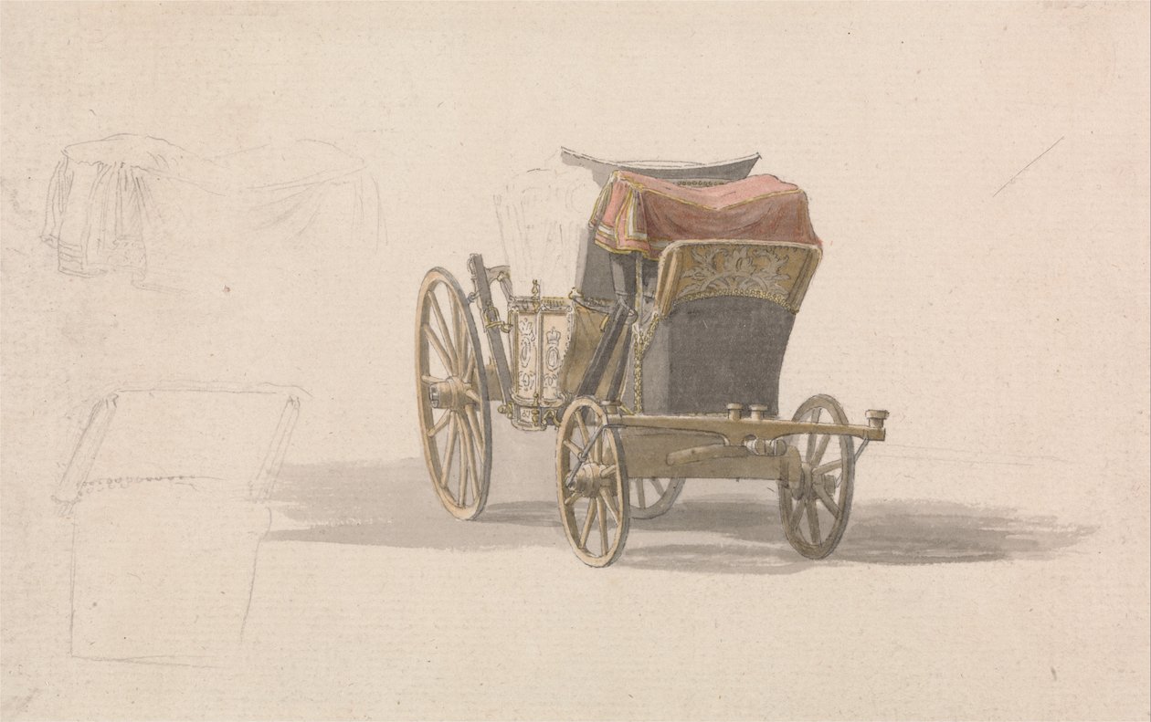 A Coach with Royal Coat of Arms av Paul Sandby