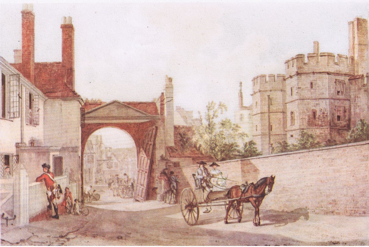 En scen i Windsor ca 1760 av Paul Sandby