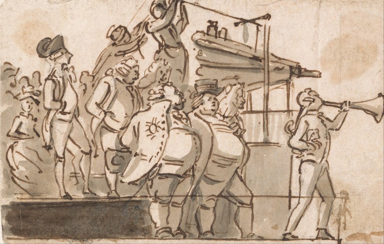Election Scene av Paul Sandby