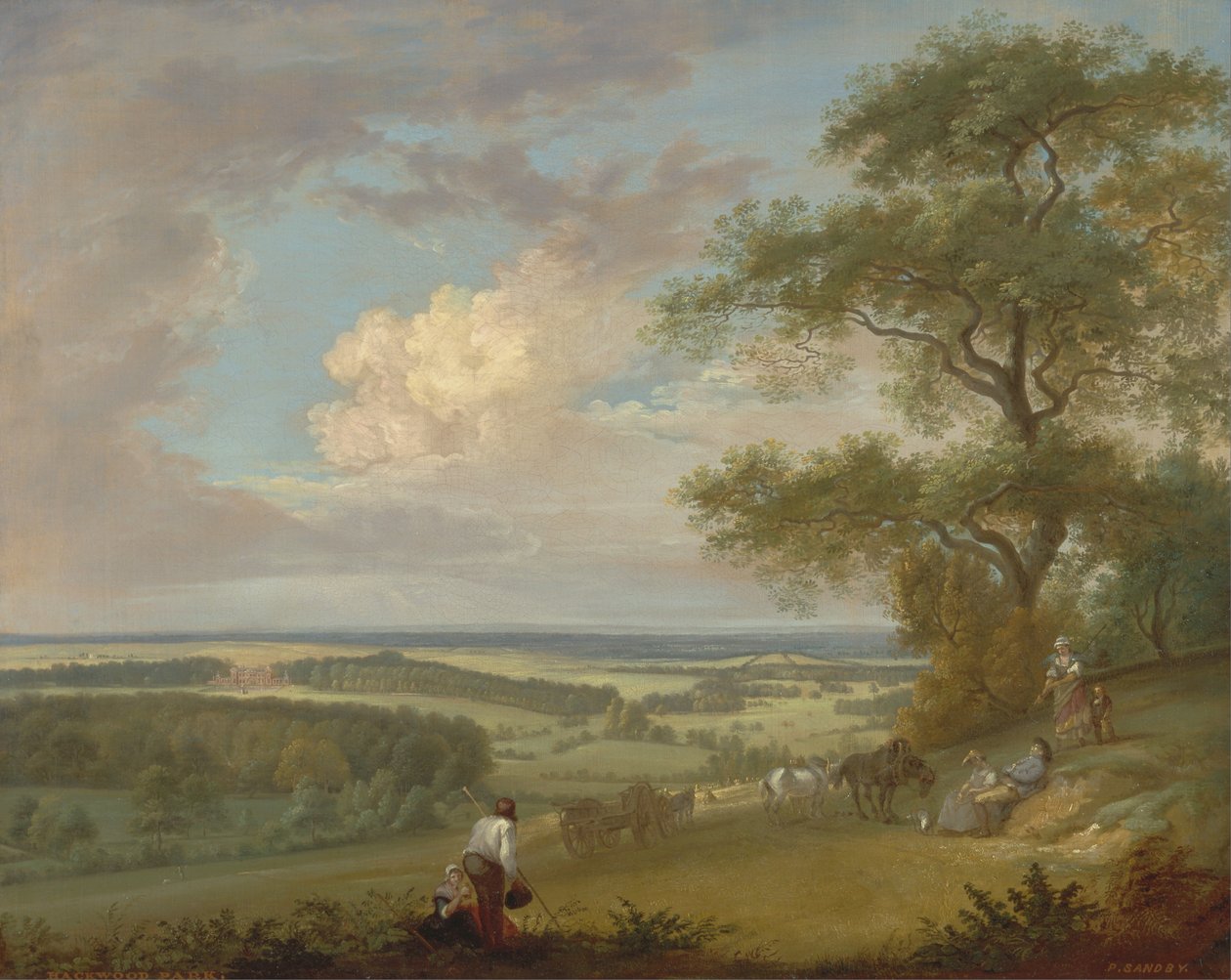 Hackwood Park, Hampshire av Paul Sandby