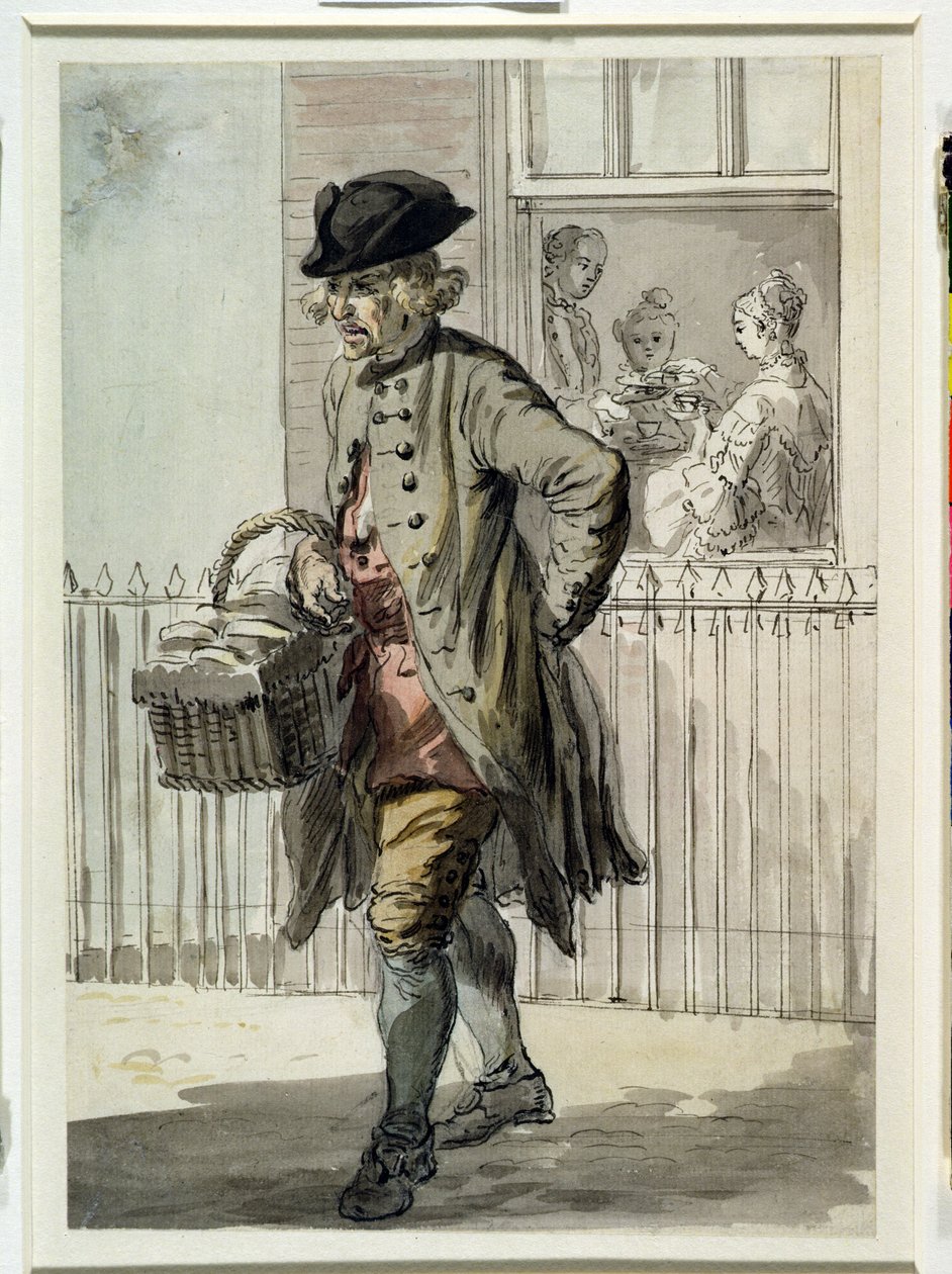 London Cries: A Muffin Man, ca 1759 av Paul Sandby
