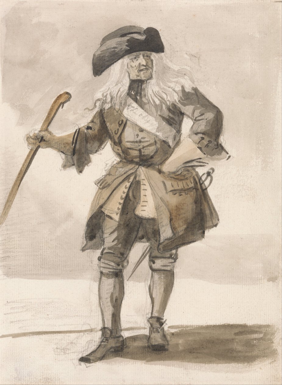 London Cries- A Man Swaggering av Paul Sandby
