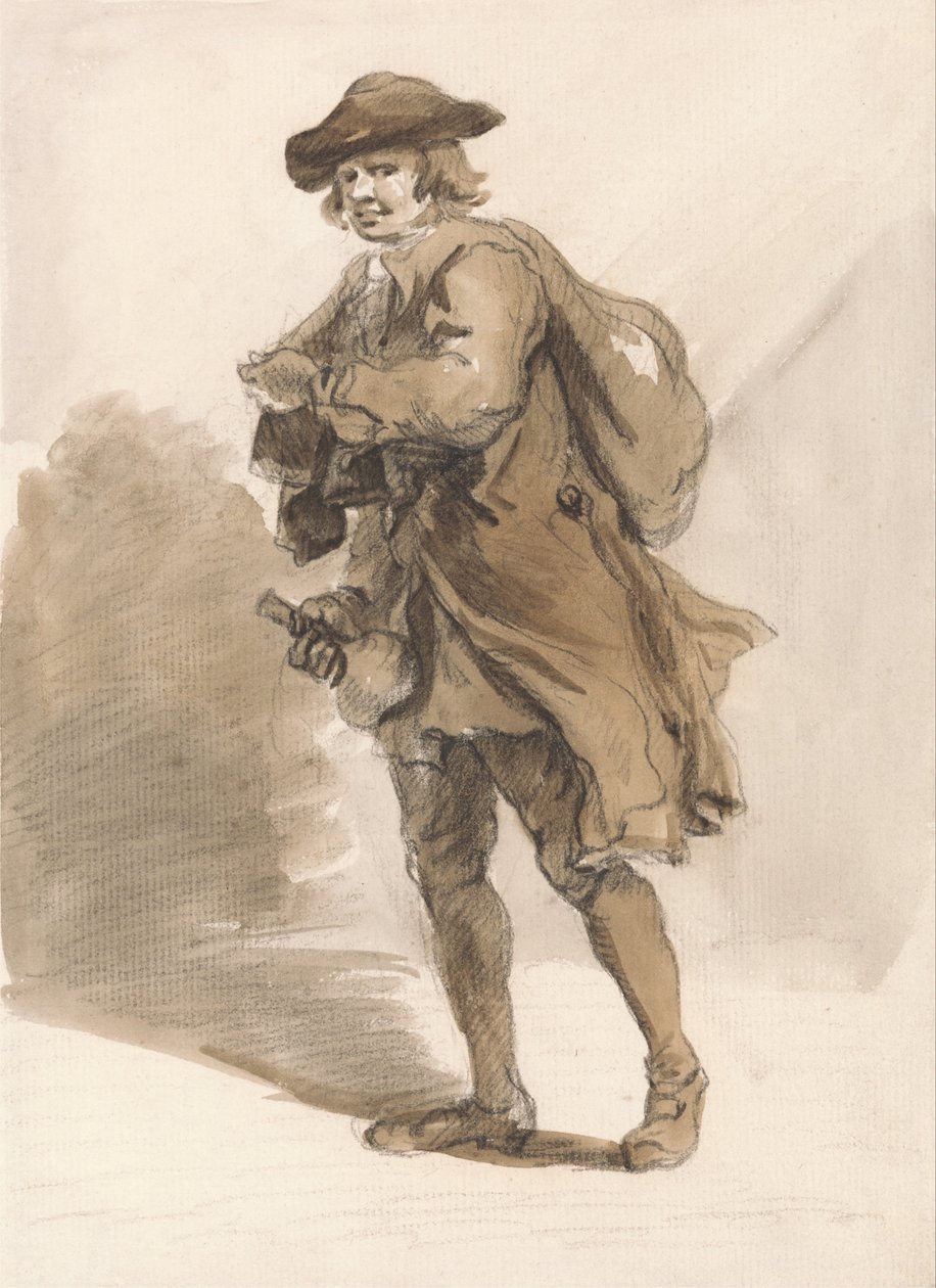 London Cries- A Man with a Bottle av Paul Sandby