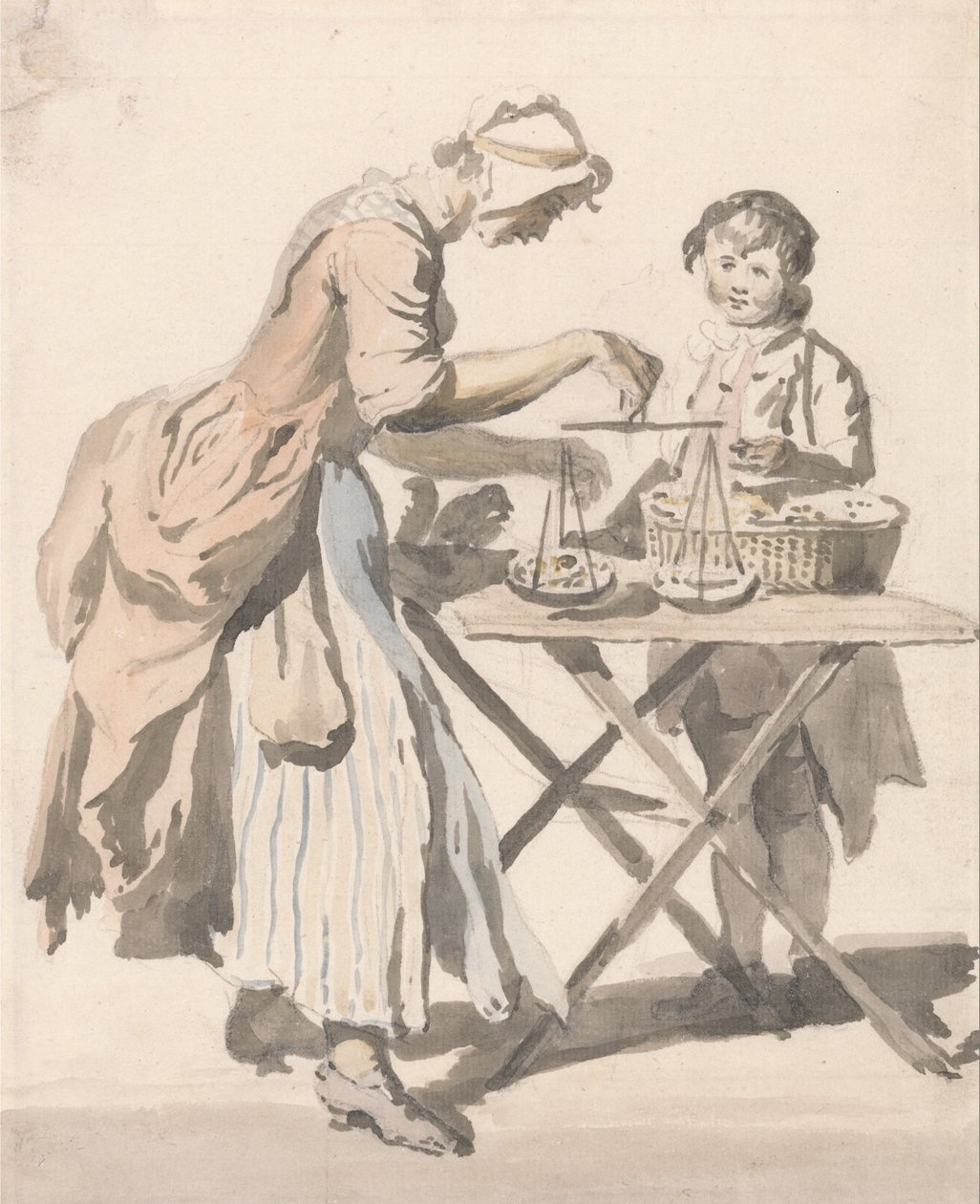 London Cries- Black Heart Cherries... av Paul Sandby
