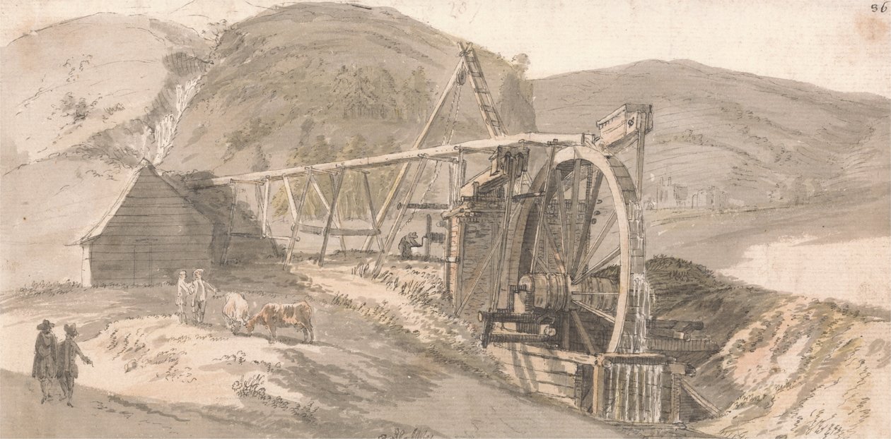 Lord Hopetouns Lead Mines av Paul Sandby