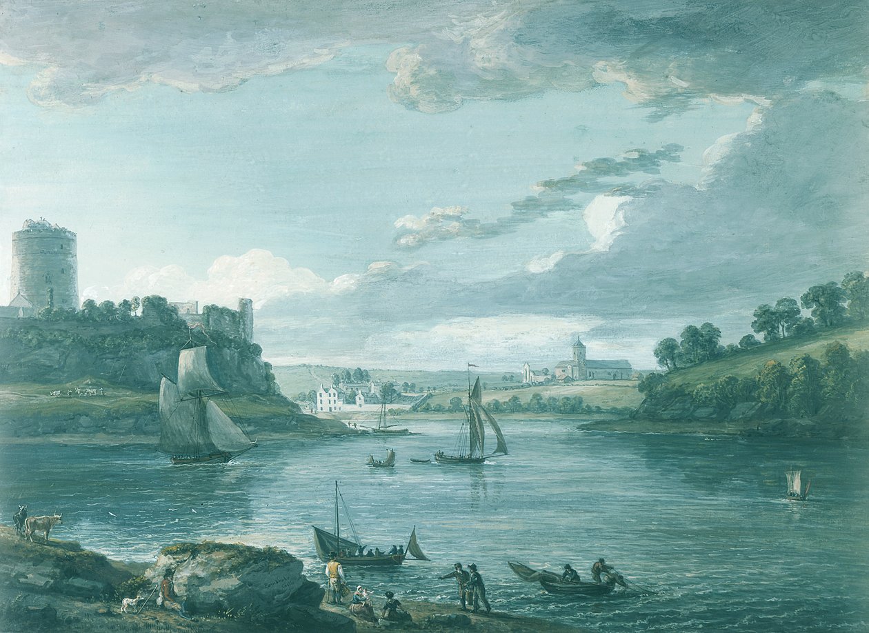 Slottet Pembroke av Paul Sandby