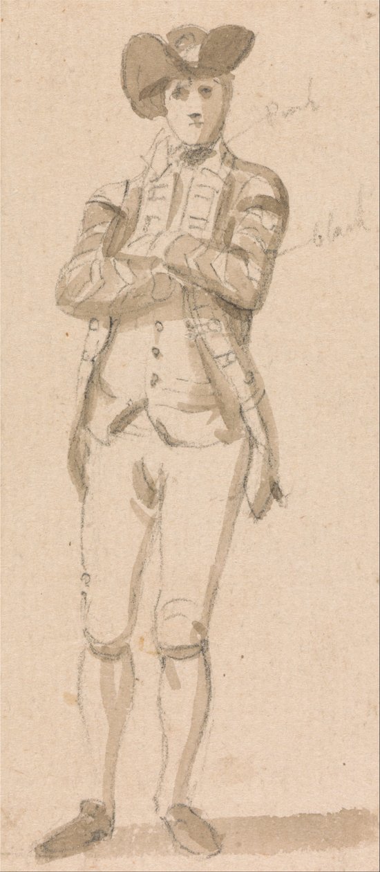 Standing Figure of a Young Man av Paul Sandby