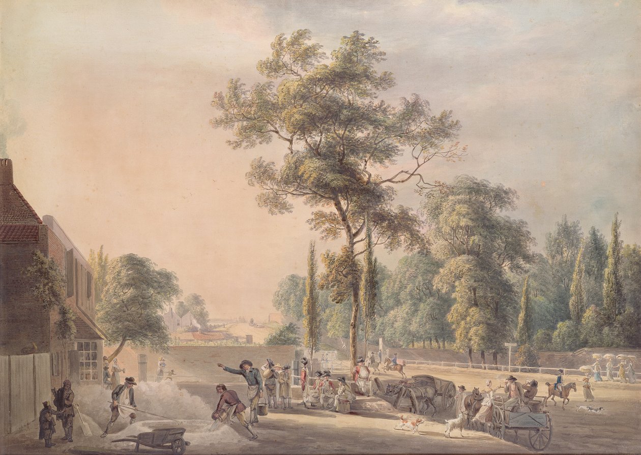 Den gamla svanen, Bayswater av Paul Sandby