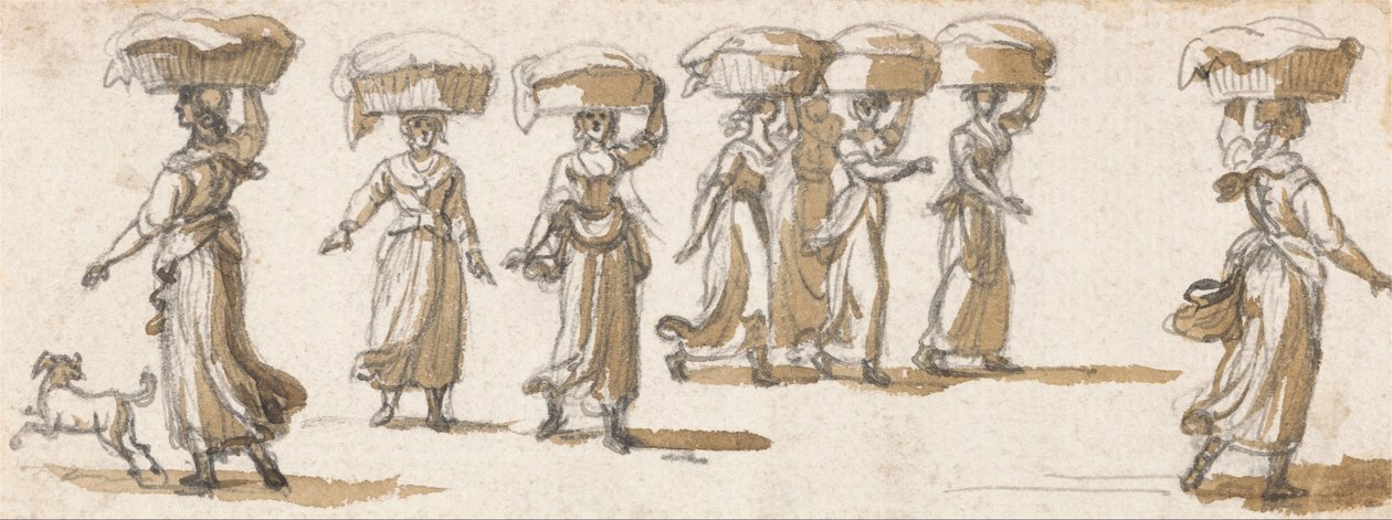 Washerwomen av Paul Sandby